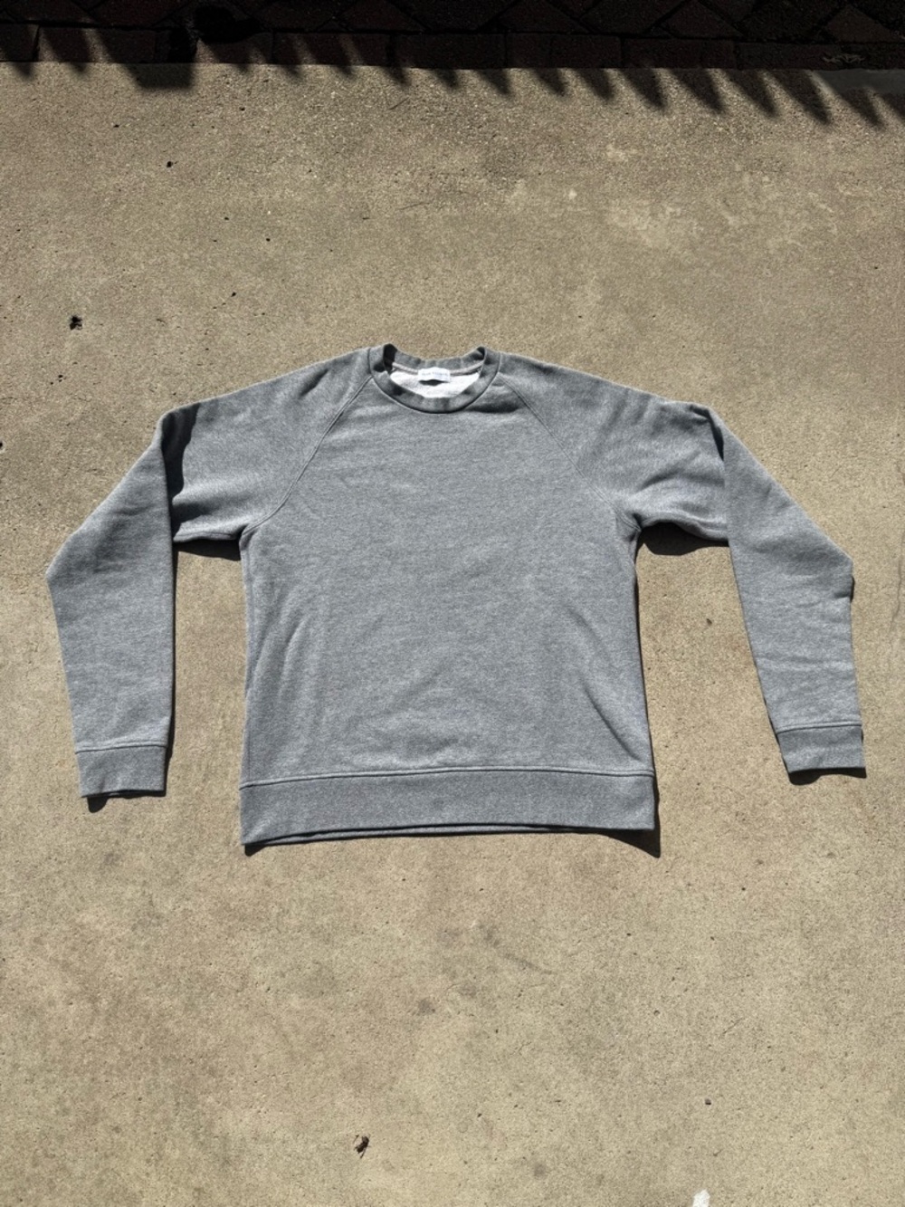 John Elliott Gray Crewneck Sweatshirt